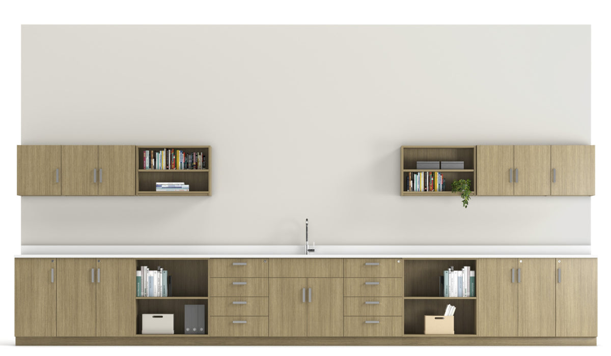 AIS CaseWorks cabinetry in education lab, close-up