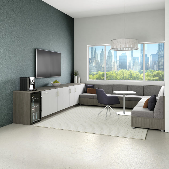 AIS CaseWorks modular cabinetry in respite space
