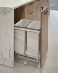 AIS CaseWorks cabinet with trash pullout drawer