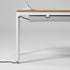 Humanscale eFloat Quattro Cable Manager | Under-Desk Leather Cable Basket. Kansas City Office Design.