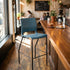 SitOnIt Rio Barstool in a Cafe. Kansas city office design.