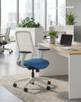 NeoLite Task Chair in a working environment desk. Kansas City Office Design.