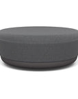 SitonIt Pasea Large Round Ottoman with Gray Milestone Fabric. Kansas City Office Design.
