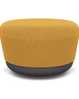 SitonIt Pasea Mini Round Ottoman with Gold Fabric. Kansas City Office Design.