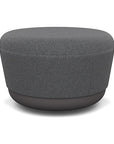 SitonIt Pasea Mini Round Ottoman with Gray Fabric. Kansas City Office Design.