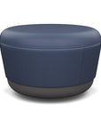 SitonIt Pasea Mini Round Ottoman with Sapphire Vinyl Fabric. Kansas City Office Design.