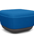 SitonIt Pasea Mini Square Ottoman with Electric Blue Fabric. Kansas City Office Design.
