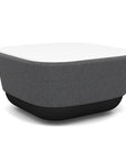 SitonIt Pasea Mini Square Ottoman with Gray Fabric and White Laminate Top. Kansas City Office Design.
