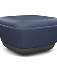 SitonIt Pasea Mini Square Ottoman with Sapphire Vinyl Fabric. Kansas City Office Design.