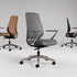 AIS Auburn conference chair in gray and black polyurethane, three color options