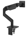 Humanscale M10 single monitor arm black finish. Back view. Kansas City Office Furniture.