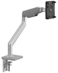 Humanscale M2.1 single monitor arm silver finish. Front View. Kansas City Office Design.