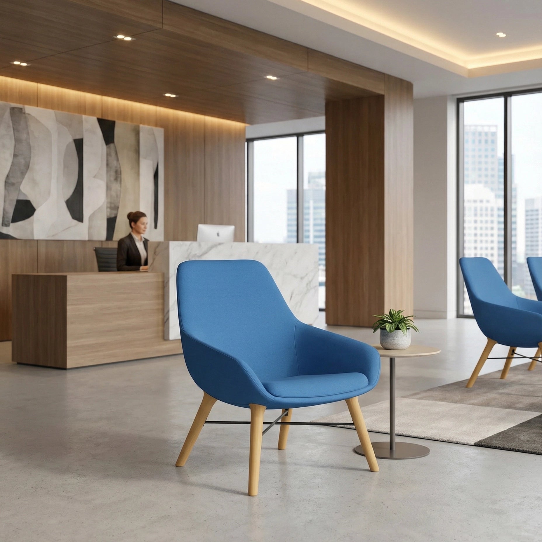 9to5 Seating Lilly Lounge Chair | Kansas City Office Design