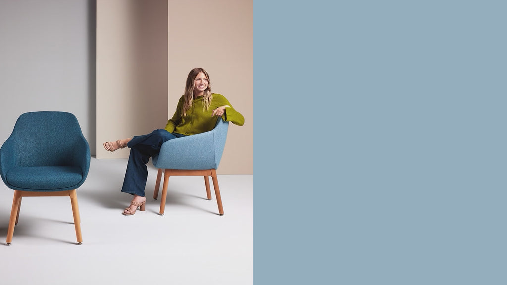 Video of the 9to5 seating Lilly Lounge Chair