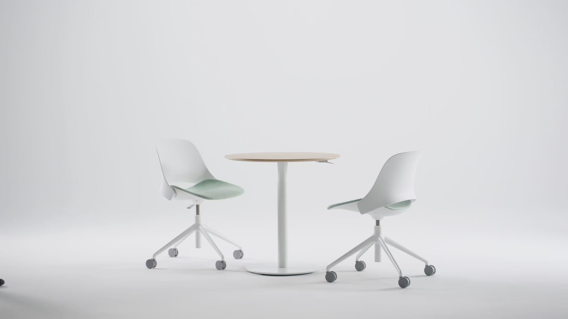 Humanscale Float Gather Table Video. Kansas City Office Design.