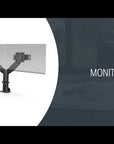 HAT Collective E2 Dual Monitor Arm — Adjustable Dual Monitor Arm for Your Desk
