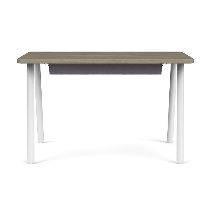 Reya Office Desk with Angled Metal Legs - Kansas City Office Furniture