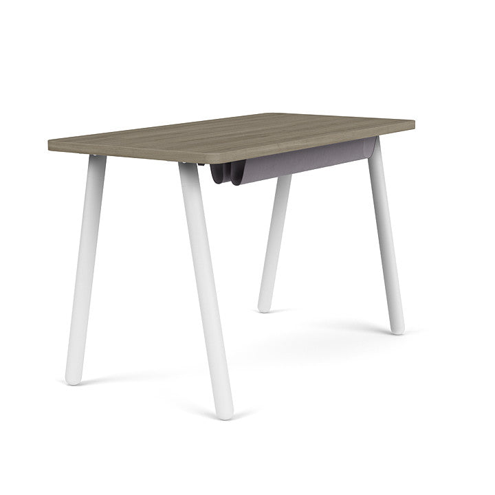 Reya Office Desk with Angled Metal Legs - Kansas City Office Furniture