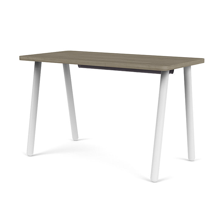 Reya Office Desk with Angled Metal Legs - Kansas City Office Furniture