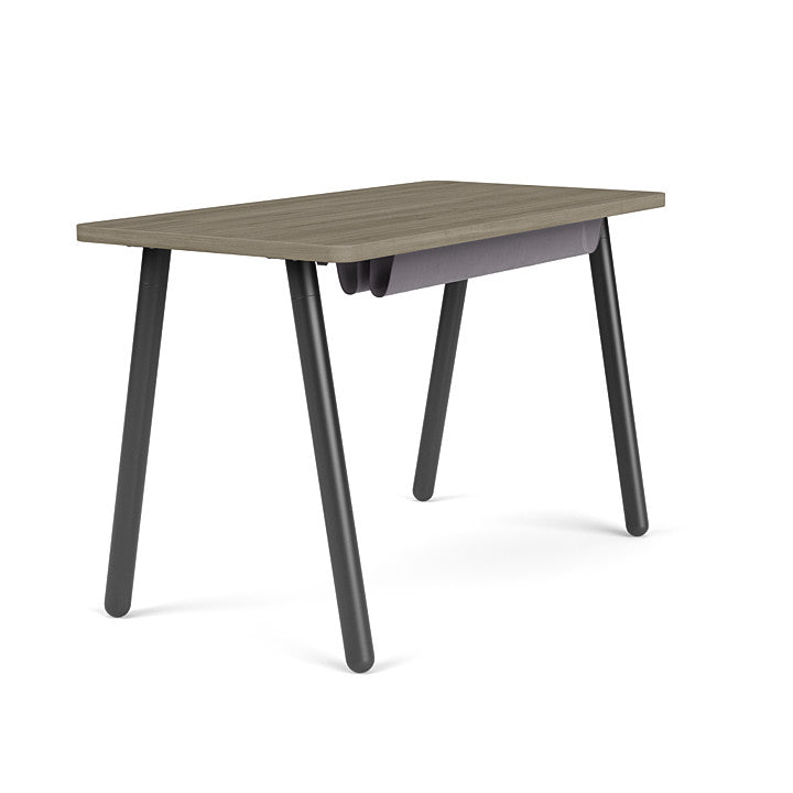 Reya Office Desk with Angled Metal Legs - Kansas City Office Furniture