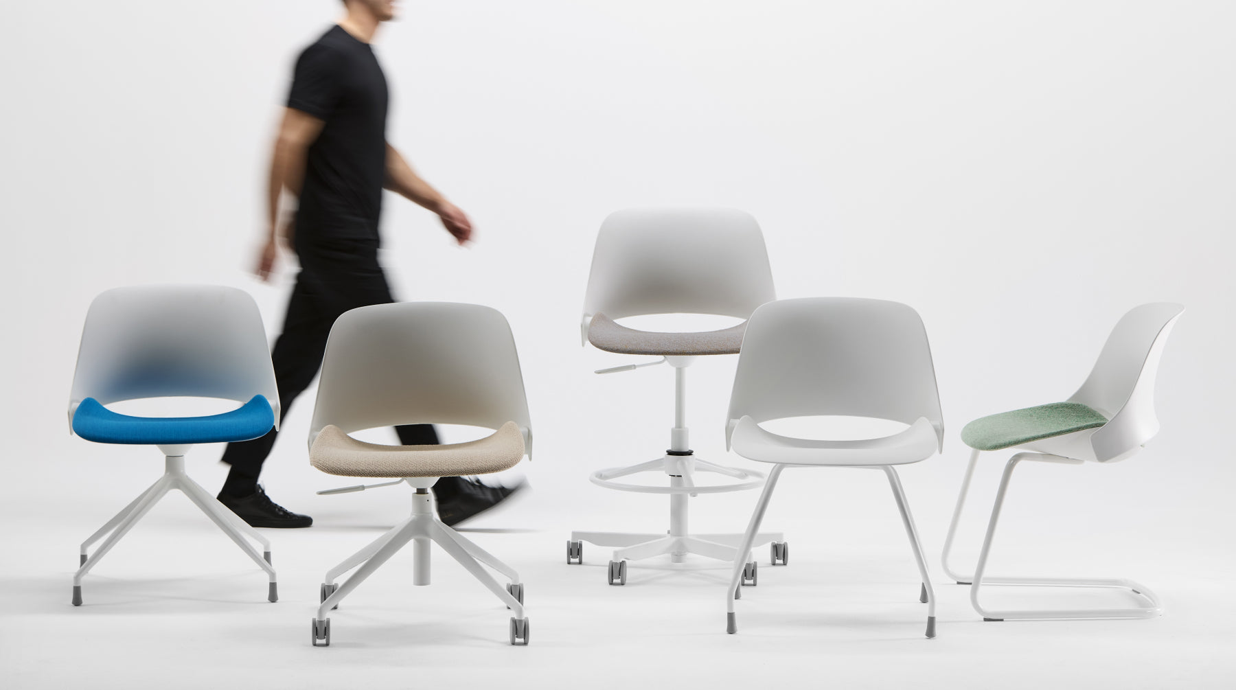Humanscale Trea Chair – Modern multipurpose guest, task, and stool seating. Kansas City Office Furniture