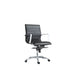Vogue Conference Chair Mid-Back in Black PU - Kansas City Office Furniture