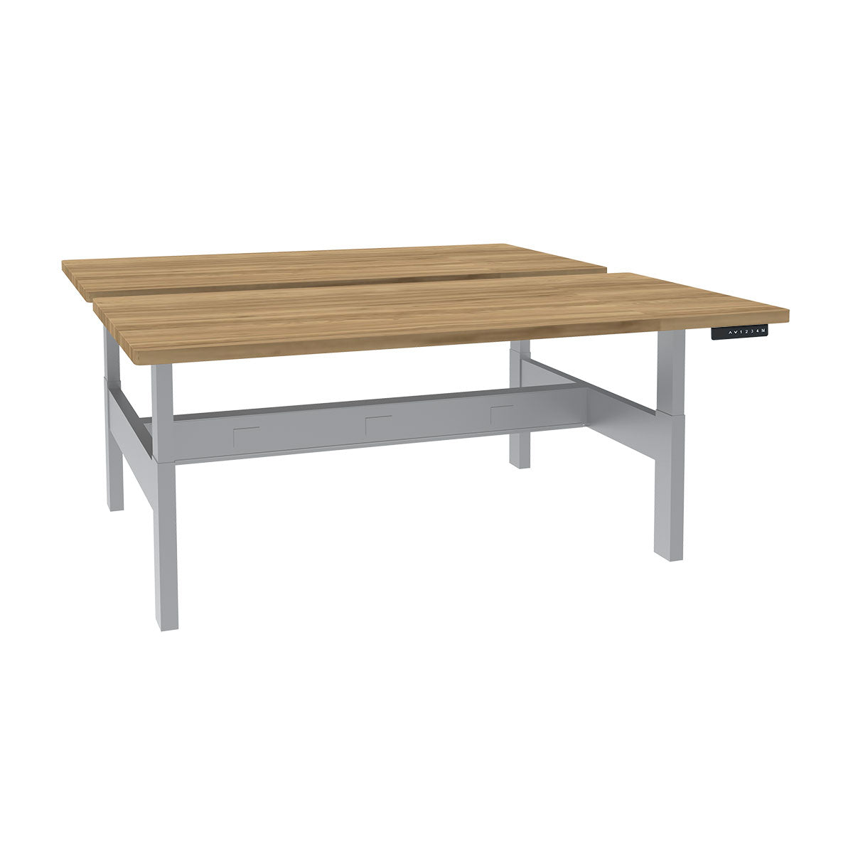Height Adjustable 4-Pod Benching Workstation - Kansas City Office Furniture