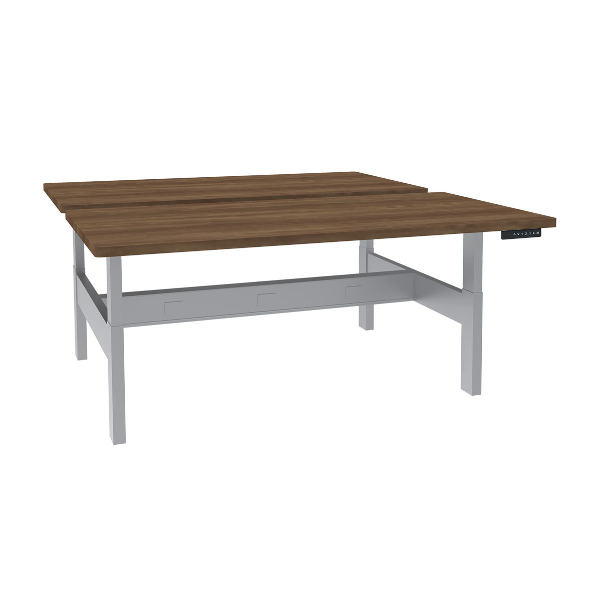 Height Adjustable 4-Pod Benching Workstation - Kansas City Office Furniture