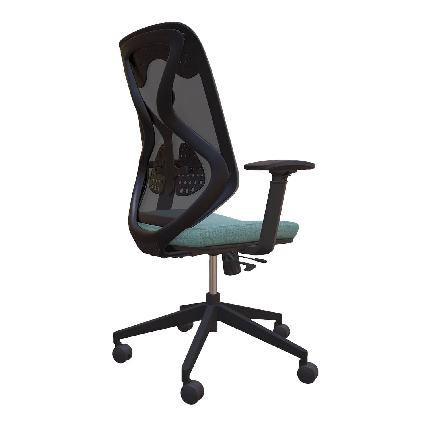 Back view of Brookside Mesh Back Desk Chair. Kansas City office design and furniture.